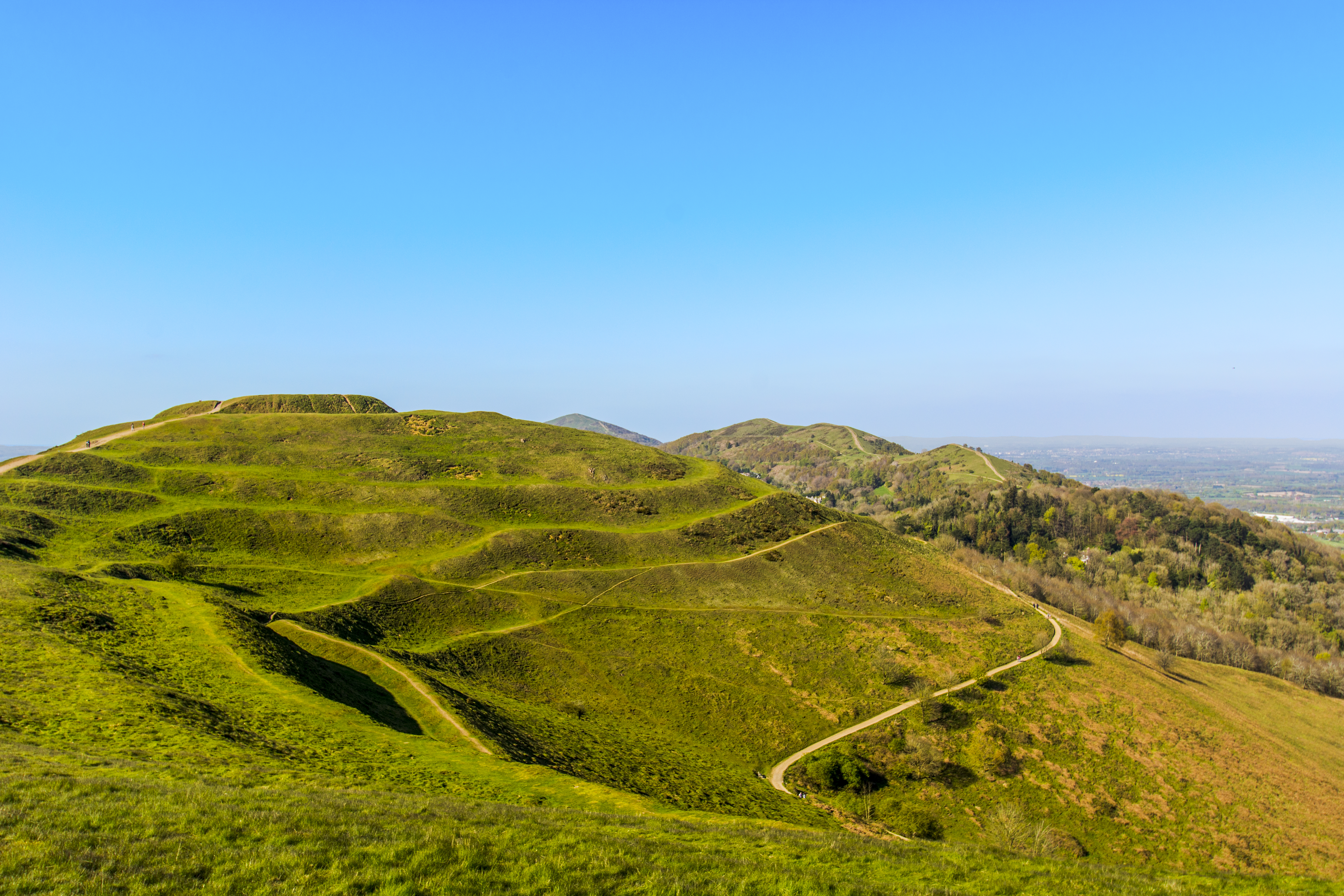 The Malvern Hills above Great Malvern